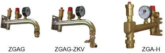 ZGAG-H Anschlussgruppe bis 25 Liter Zilmet 912520 