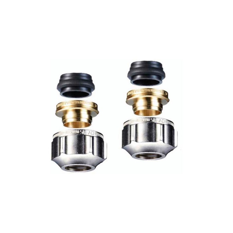 2 Stück Klemmverschraubung 3/4"KLV für 15mm Kupferrohr Comfort HahnblockHahnblock -19%