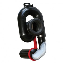 Urinalabsaugesiphon, höhenverstellbar um 65 mm, DN 50, waagerecht Haas Rohr-Anschlusstechnik für Urinale und ZubehörRohr-Ansc...