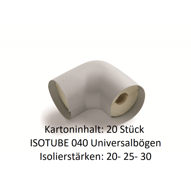 Isotube 040 Universalbögen Karton 20 Stück für Rohrisolierung PU NMC Deutschland ISOTUBE Bögen 035/040ISOTUBE Bögen 035/040 -10%