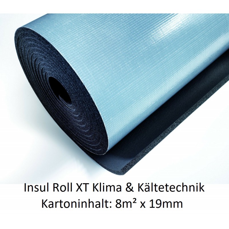 Insul Roll XT Isoliermatte 1m breit Isolierstärke 19 mm Kartoninhalt: 8m² selbstklebend NMC Deutschland Insul Roll XTInsul Ro...