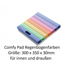 Comfy Pad Mehrzweckkissen Regenbogenfarben 300x350x30mm NMC Deutschland Schwimmnudel & ZubehörSchwimmnudel & Zubehör -19%