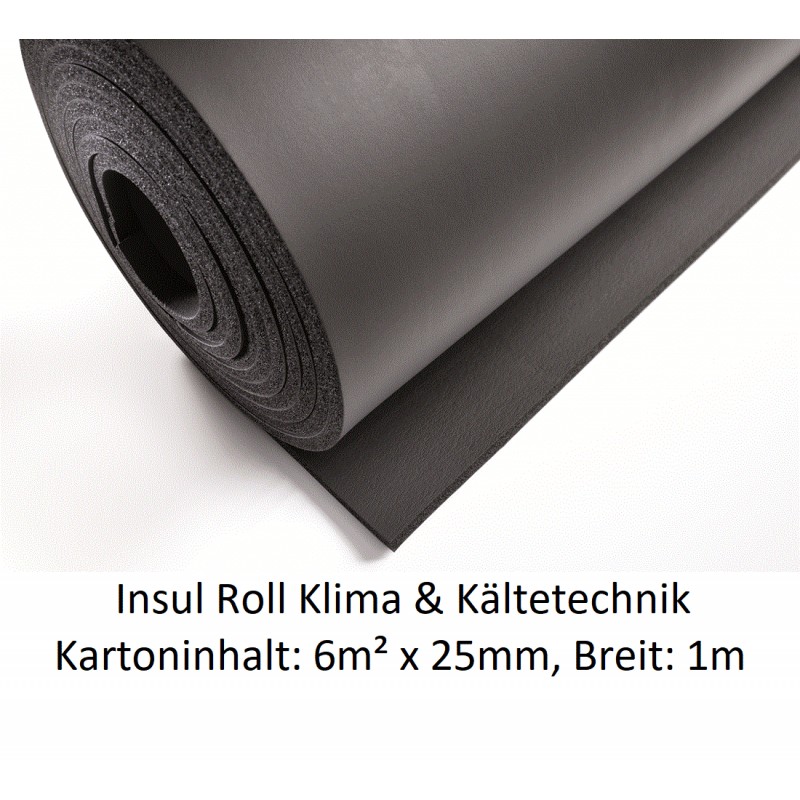 NMC Insul Roll Isoliermatte 1m breit Isolierstärke 25mm Kartoninhalt: 6m² NMC Deutschland Insul RollInsul Roll -19%