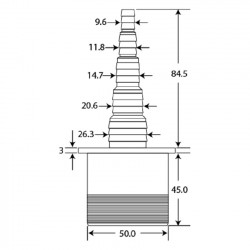OHA Schlauchanschluss gerade DN 50 für Schläuche von 8,2-26,5 mm DIN 4102-B2 Haas SchlauchverbinderSchlauchverbinder -19%